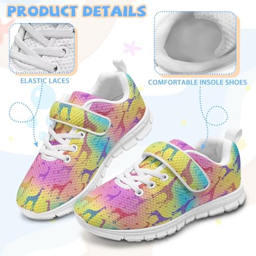 Yzaoxia Little/Big Kids Sneaker Boys Girls Hook and Loop Running Shoes4