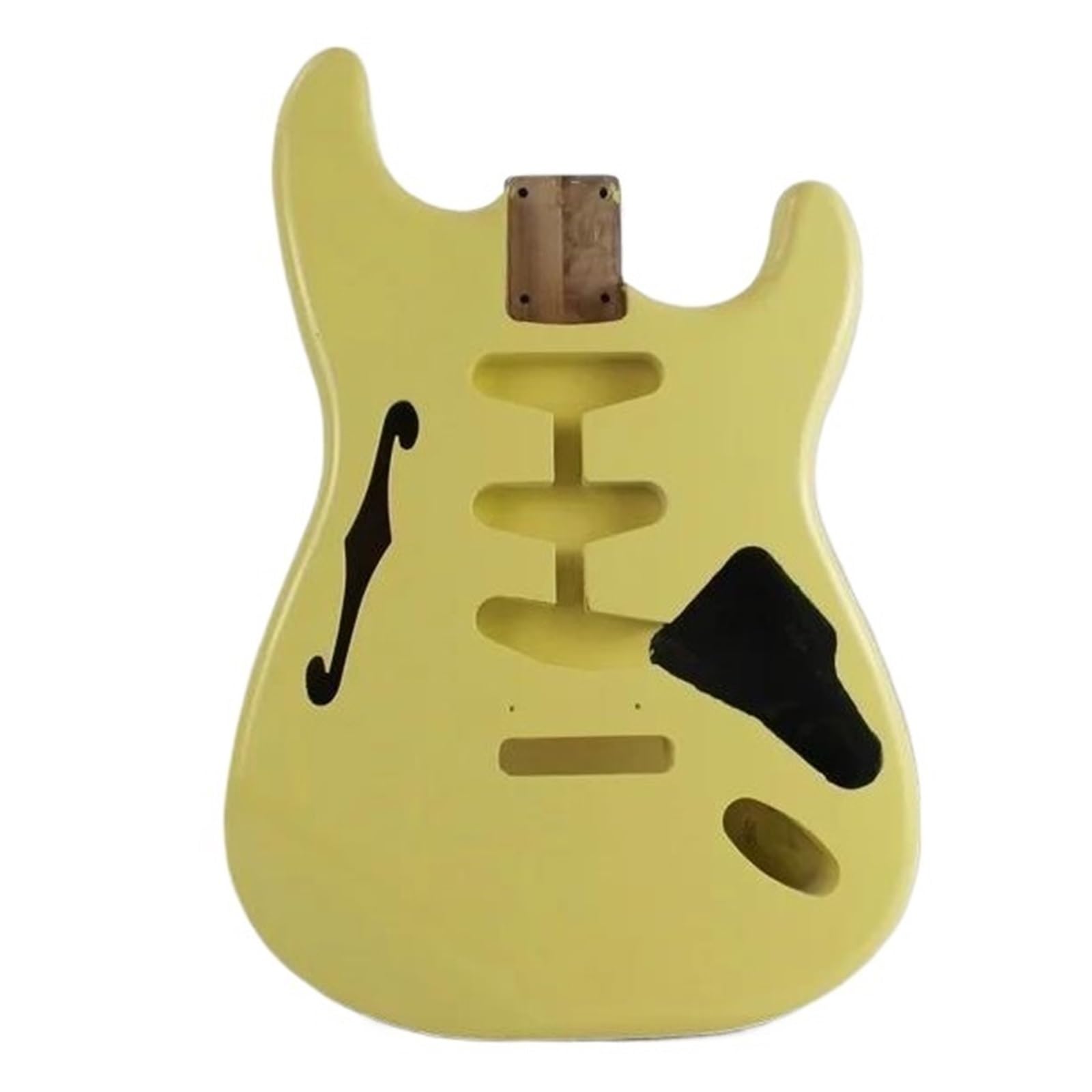 Corpo Della Chitarra Corpo Per Chitarra Elettrica In Ontano Con Foro A F Semi Cavo ST