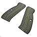 COOL HAND CZ 75 Full Size Grips with Snake Scale Texture, OD Green/Black, 0.26