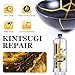 Kintsugi Repair Kit Gold & Silver - Food Safe Ceramic Glue for Broken Pottery, Porcelain, Bowls, Glass | Japanese Kintsugi Glue Perfect for Beginners Restoring Meaningful Gifts, 50ml