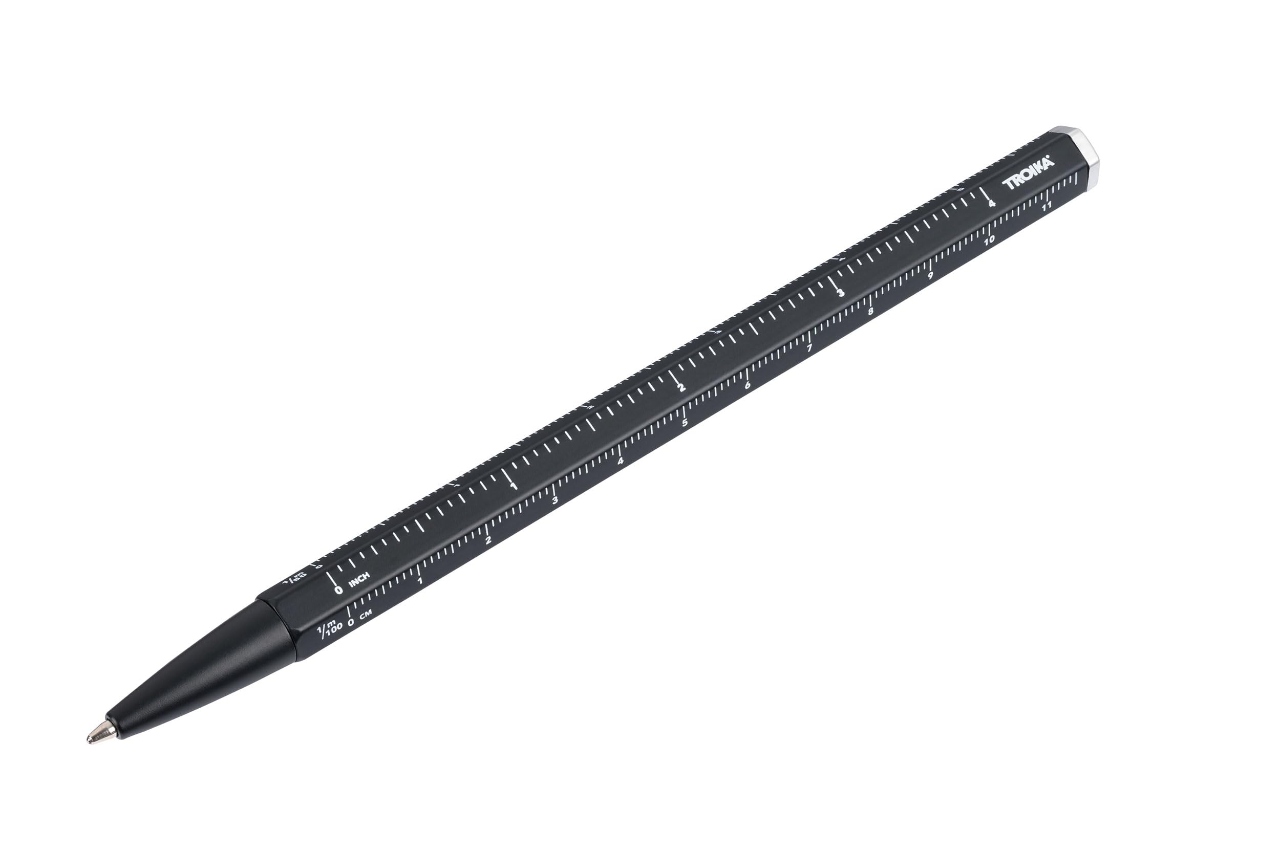 TROIKA Original A5 not defteri, tükenmez kalem dahil, elastik bant, kalem halkası, kitap ayracı, toplantılar, yapılacaklar, günlük için, FSC kağıt, suni deri, metal, siyah