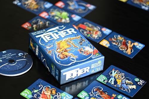 Tether - Juego de mesa para 2 jugadores para adultos - Caja pequeña para viaje - Juego único con baraja espejo donde la perspectiva importa miniatura 2