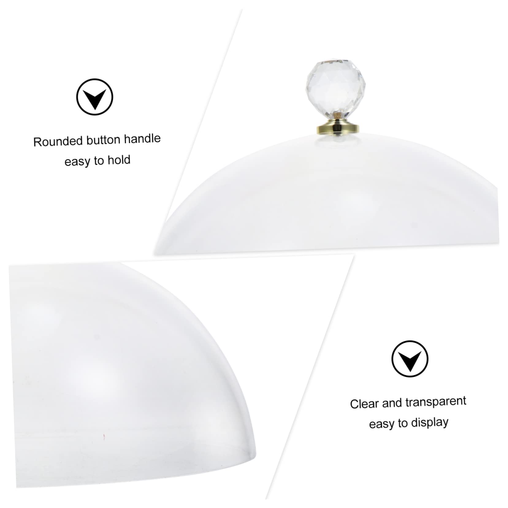 DOITOOL 2piezas Cubierta Protectora De Alimentos Transparente para Tartas y Postres Accesorio De Cocina Práctico para Fiestas y Picnics