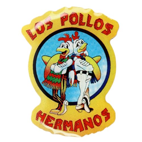 Pin's Breaking Bad - Los Pollos Hermanos - Jaune - Cinéma et TV - qualité de finition - Epingle - Broche - Badge - LOS POLLOS HERMANOS
