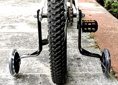 image for Mehome Flash Training Wheels for 12 14 16 18 20 Inch Kids Bike，Heavy