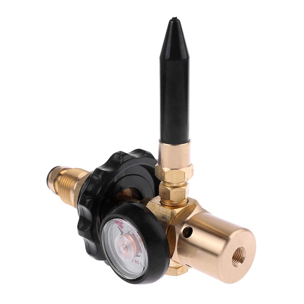 Riduttore di pressione in ottone elio lattice palloncino gonfiatore regolatore con manometro adatto per 8 palloncini