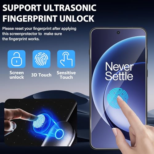 Image of PreCure (3+3 Pack) Screen Protector & Camera Lens Protector for OnePlus 15R - 9H Hardness Tempered Glass, Full Screen Coverage, Anti-Shatter, Bubble-Free Protection
