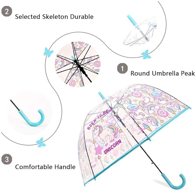 Image of Holographic /Transparent Fashion Rain Sunshade Umbrella P