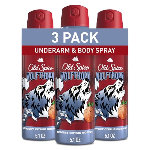 Old Spice Aluminum Free Body Spray for Men, 24/7 Odor