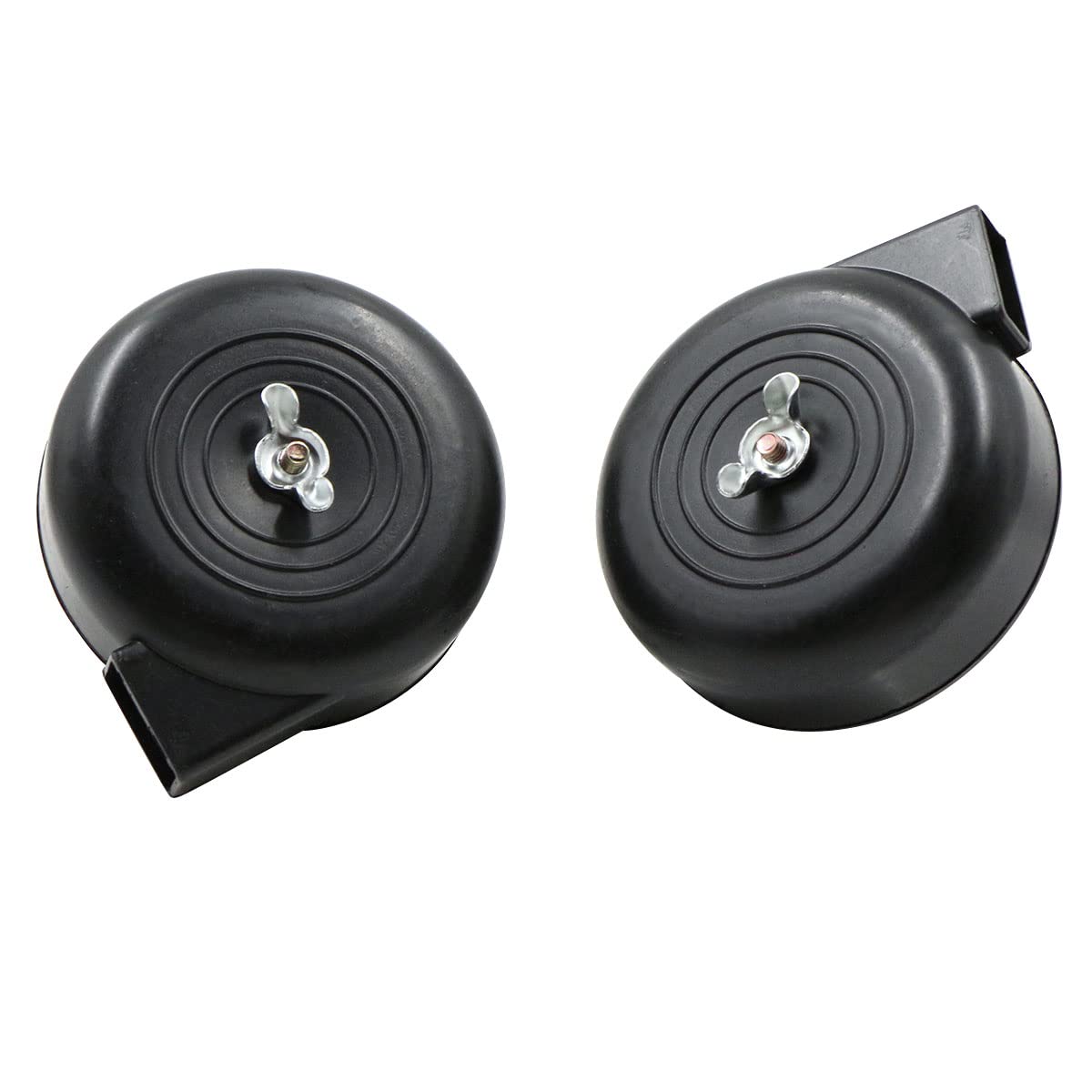 Filtro Di Aspirazione Compressore d'Aria - 2 Pz Silenziatore per Filtro Aria Nero in Metallo, Silenziatore Compressore Aria a Filetto 3/8"16MM, per le Caldaie del Compressore d'aria