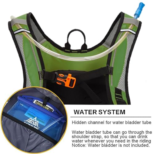 LOCAL LION Cycling Backpack, Small Hiking Backpack, Waterproof Bike Biking Backpacks - Lightweight for Skiing Running 18/25L4