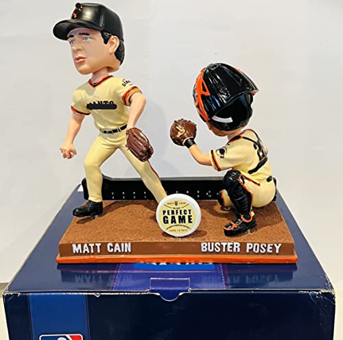 Buster Posey Matt Cain 2012 Perfect Game San Francisco Bobblehead