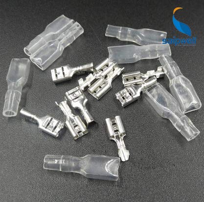 Davitu a 1000pcs 4.8mm Crimp Terminal Female Spade Connector + Case