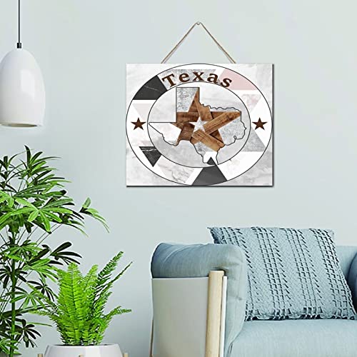 Plaque Texas Lone Star bois pour habiller un mur vide