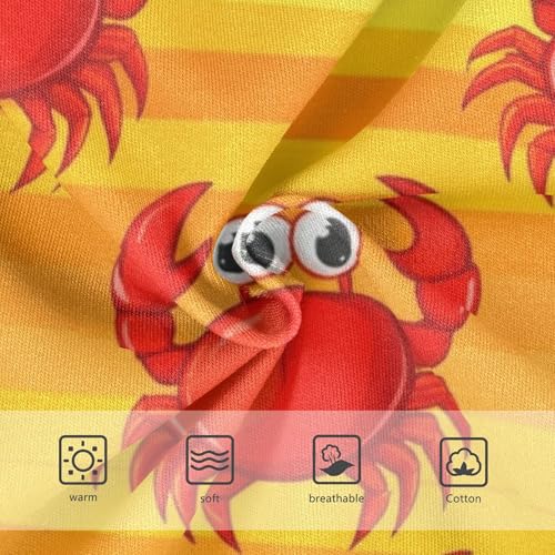 Girls Underwear Toddlers 2t Cotton Cute Panties Girl Fun Underpants Briefs Cute Red Cartoon Crabs3