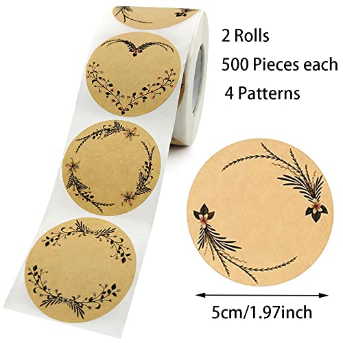 Etichetta Adesiva Fatta a Mano, 1000 Pezzi