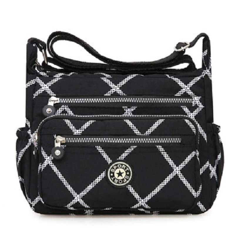 Image of Single shoulder Messenger Crossbody Bag Nylon Purse Satchel Travel Women Lady Fashion Top Handle