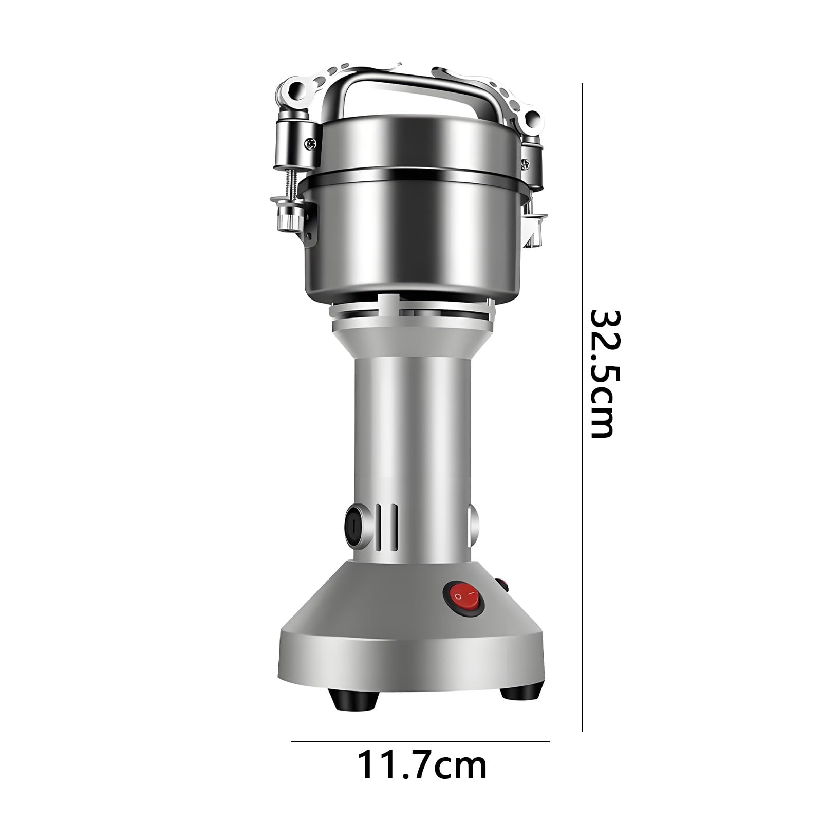 150g electriqu Moulin à grains haute vitesse 27000 R/min (argenté)