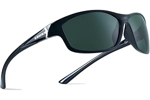 Bnus Polarized Glass Lens Sunglasses for Men & Women Italy Made w....