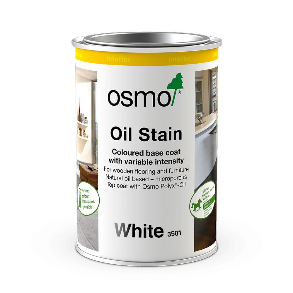 osmo Oil Stain (3501 - White, 500ml)
