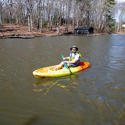 Image of Perception Zip 9.5 | Sit on Top Kayak for All-Around Fun | Stable and Fast | Rear Storage with Tie Downs