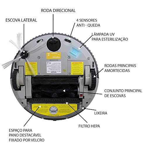 ROBÔ ASPIRADOR DE PÓ ROPO GLASS 2