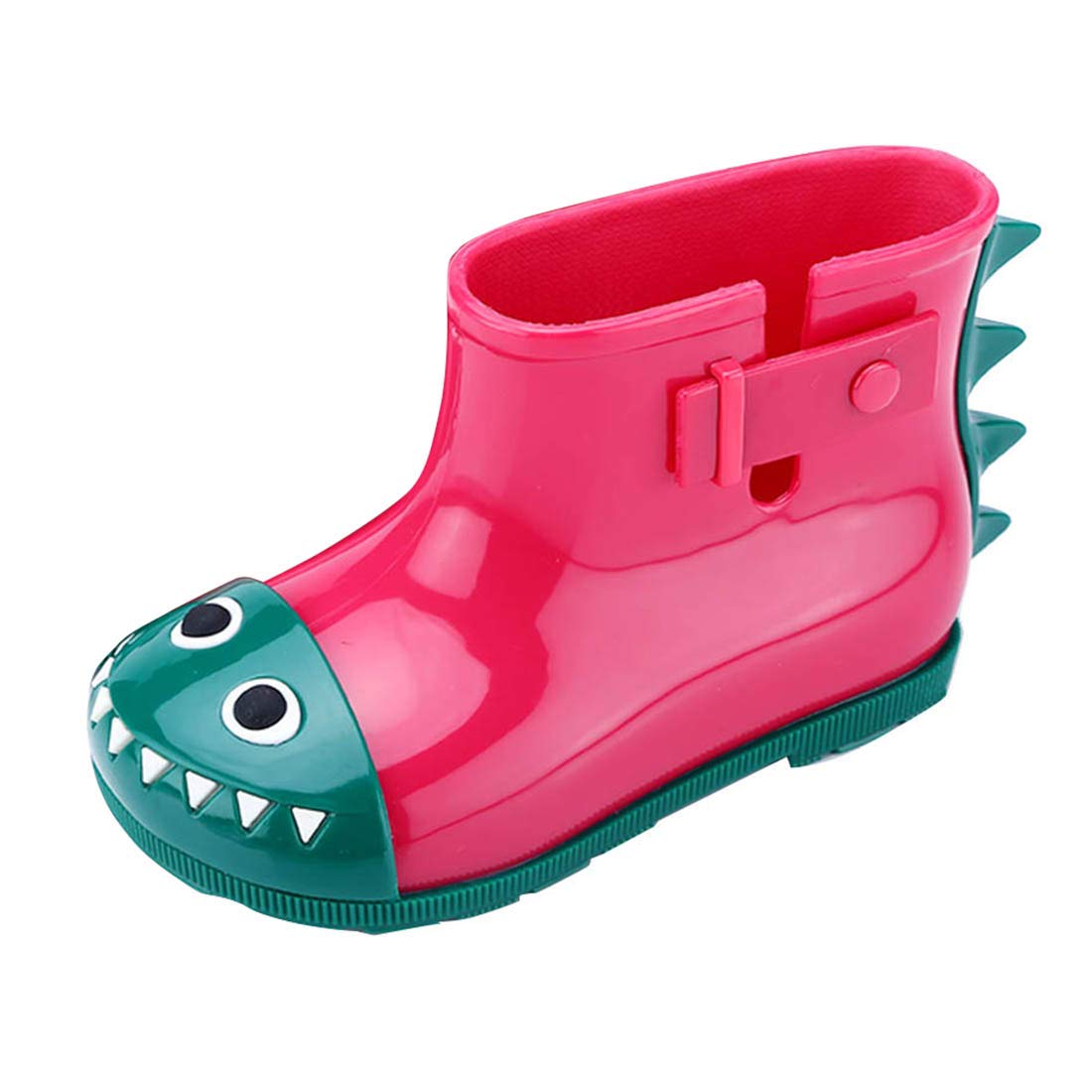 YIBLBOX Baby Infant Toddler Wellies Wellington Lovely Shark Rain Boots PVC Rain Shoes for 1-6 Years Old