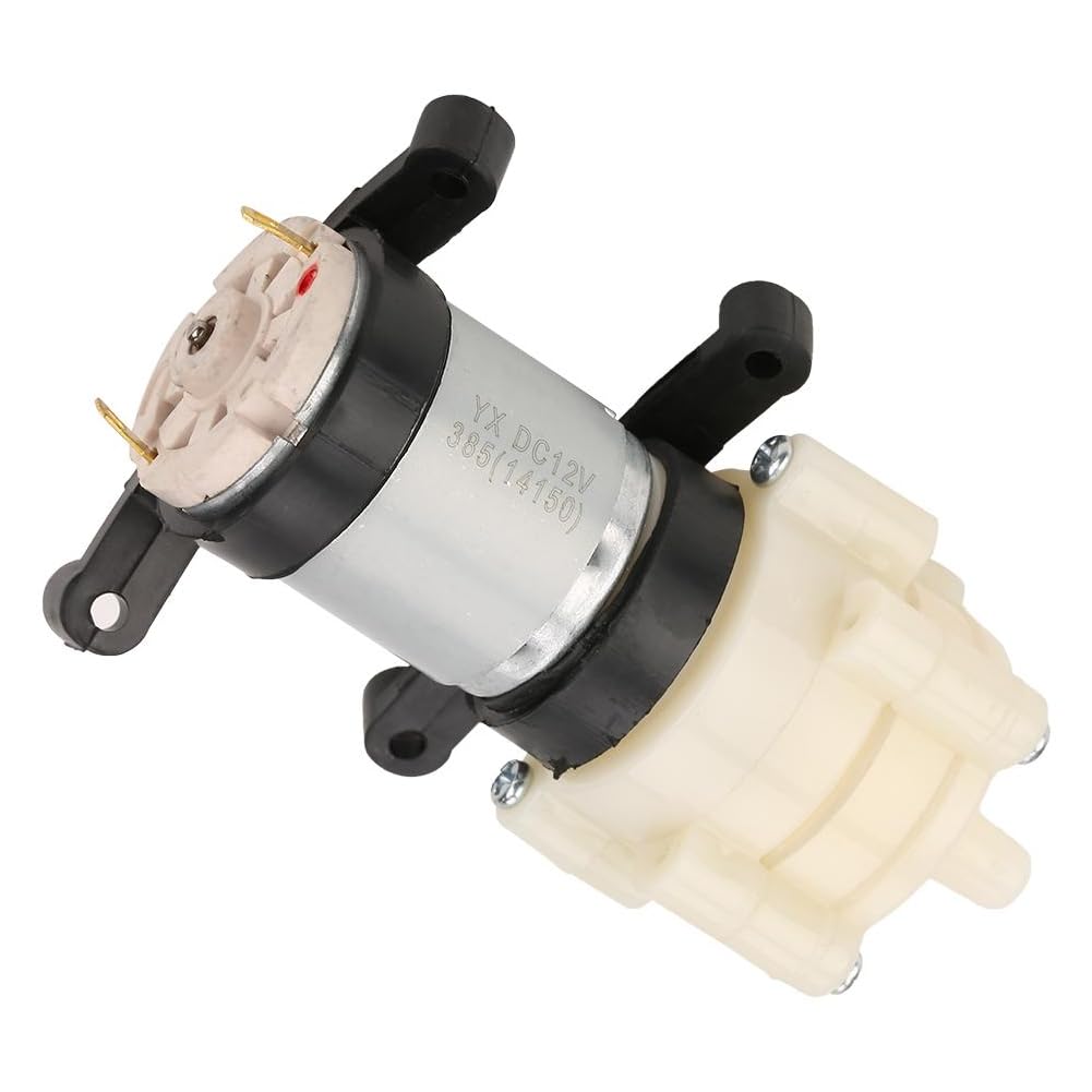 Membranowa pompa wodna 12 V Mini elektryczna pompa wodna 1,5-2 l/min ciśnieniowa pompa wody membranowa, do ekspresu do herbaty zbiornika ryb, 10 x 6 x 3,5 cm