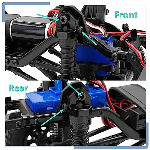Support de choc supérieur en alliage pour TRX4M et crawler 1/18 RC - 3