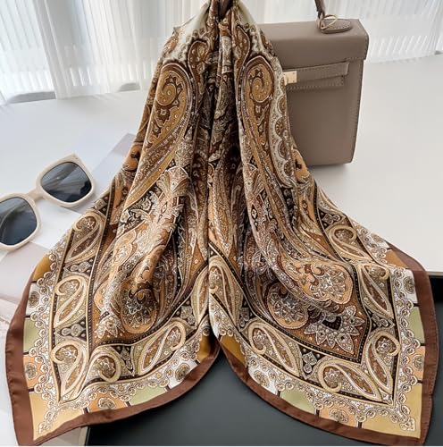 Satin Head Scarf Silk Like Hair Scarf Stain Bandana For Women Hair Scarves Accessories Lightweight Fashion Wrap Neck Silk2