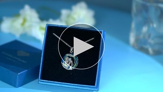 Amazon.com: AOVEAO Crystal Mermaid Necklace 925 Sterling