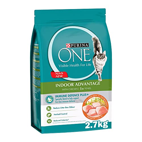 Purina One Indoor Advantage Chicken 1+ Years Dry Cat Food (2.7kg)