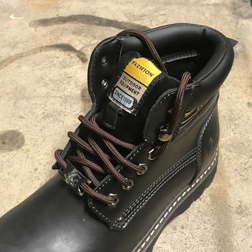 Image of 3 Pairs Heavy Duty Round Boot Laces Shoelaces for Hiking Walking Construction Safety Work Boots Shoes