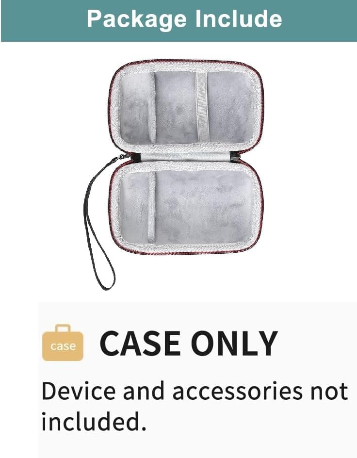 Image of VERTUS Ethylene Vinyl Acetate (Eva) Speaker Carrying Storage Bag Case Cover for Sony SRS-XB100 Wireless Bluetooth Portable Travel Speaker (Hard|Black)