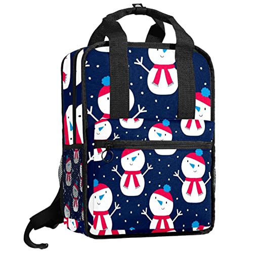 Sac à dos pour garçons noir et blanc avec bretelles réglables et motif cœur