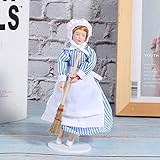 [LE FORFAIT COMPREND] Profitez poupée en céramique exquise pour améliorer l'ambiance de votre maison de poupée.