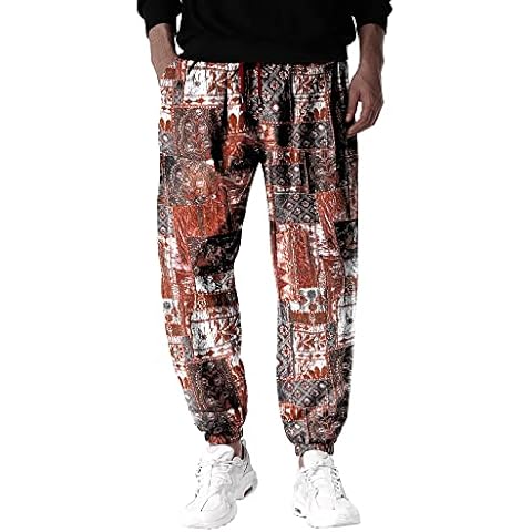 Men's Cotton Paisley Harem Pants Cover