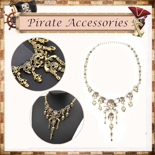 Hifot 4 Pcs Pirate Accessories Adult Women Men - Image 2
