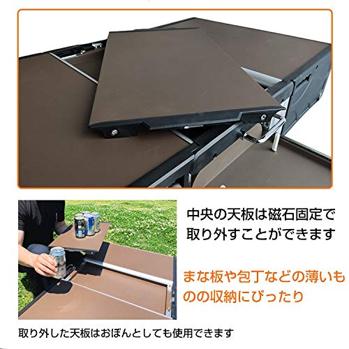 Amazon | Fkstyle テーブル キッチン アウトドア 調理台 折りたたみ