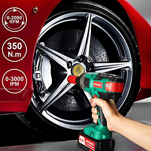 Avvitatore a Impulsi 18V, HYCHIKA 350Nm Avvitatori...