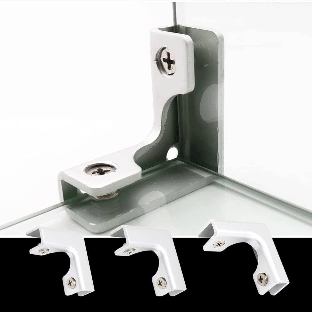 4 Clip In Acrilico Per Copertura Acquario - Trasparenti E Resistenti | Fissaggio Sicuro