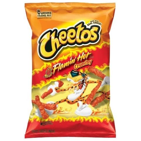 CHEETOS Crunchy FLAMIN' HOT Cheese Flavored Snacks 8.5 oz Cover