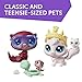 Littlest Pet Shop Pet Pairs, 6-Figure Multipack of Cute Collectible Animal Figures (Mommies & Babies)