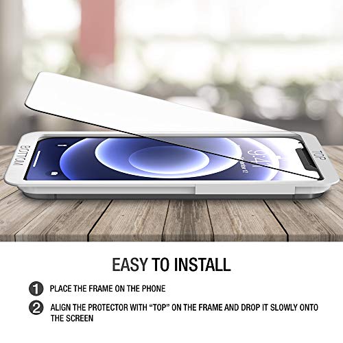 Xdesign Compatible With Iphone 12 Screen Protector, Iphone 12 Pro Screen Protector - 3 Pack Tempered Glass Film For Iphone Xr / 11/12 / 12 Pro 6.1 Inch 9H Hardness/Installation Tray/Case Friendly #TOP5