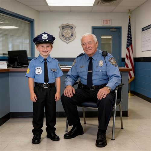 Disfraz de Oficial de Policía para Niños miniatura 4