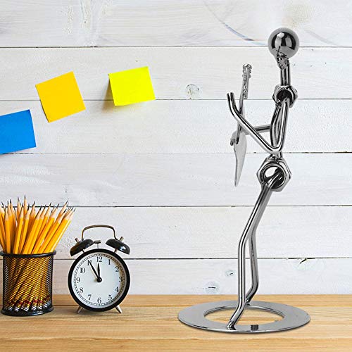 Decoração de mesa, Decoração de arte, Ferro 7,2 ** 3,6 * 3,5 polegadas Ornamento de figura de músico