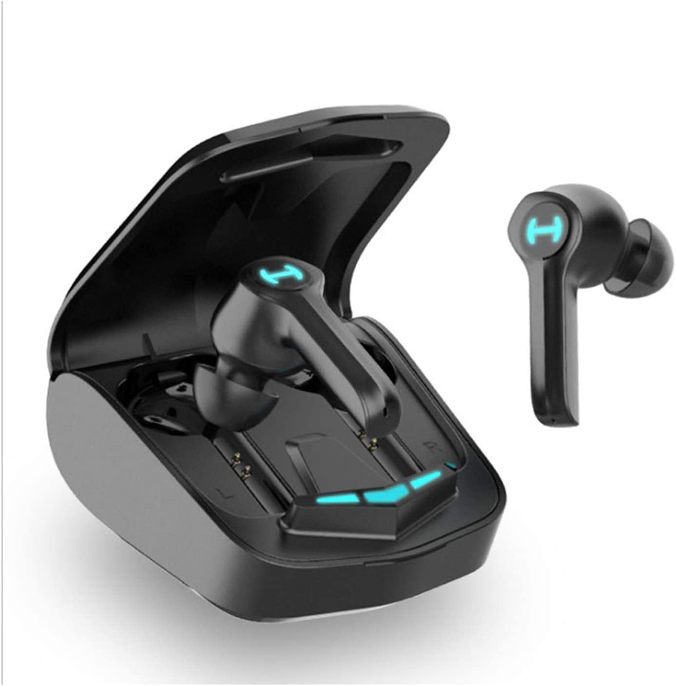 ARTSZY Cuffie Bluetooth Sports Auricolari Wireless TWS BT5.0 Stereo Deep Bass Waterproof Aurnostruttura Aarbellini Rumore Cancella di Ricarica HET Custode Incorporato for Correre/Allenamento/Palestra