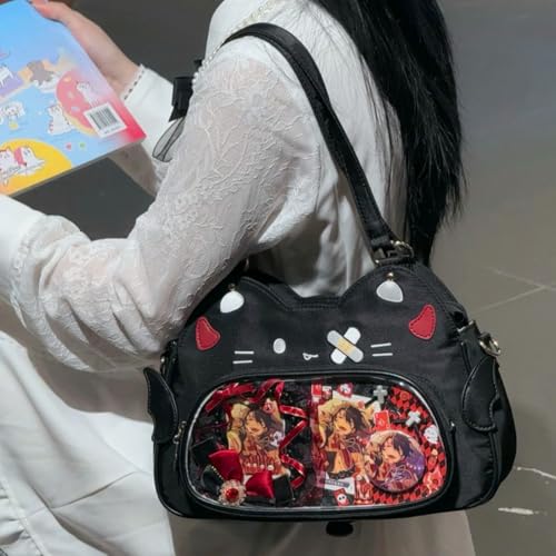 Cat Ita Bag para fan de Kpop Anime bolso bandolera miniatura 5