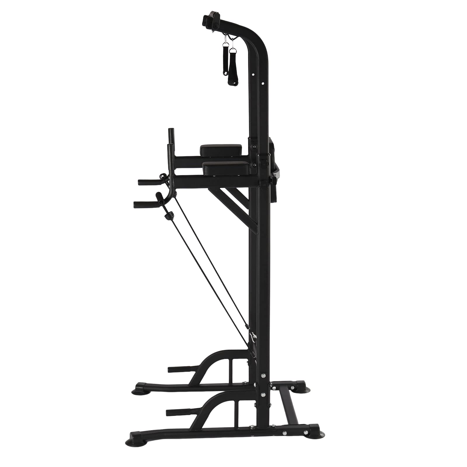 Power Tower MSPORTS - Stazione Multifunzione 7 In 1 Per Allenamento A Casa, Con Dip Bar, Push-Up E Sit-Up - Foto 2