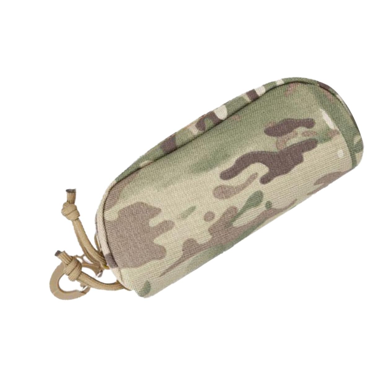 Ipetboom Custodia Occhiali Camouflage Portatile per Occhiali Sole Accessorio per Trekking e Montagna Leggera e Chiusura con Zip per Sicurezza